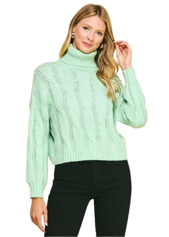 Long Sleeve Puffy Sweater