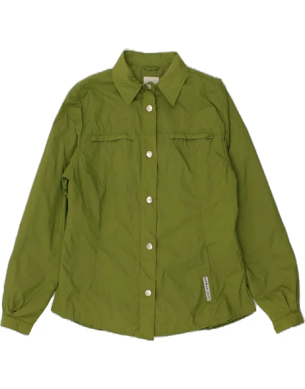 DACK'S Womens Bomber Jacket UK 18 XL Green Polyamide