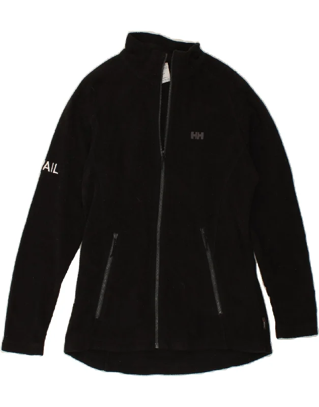 HELLY HANSEN Womens Fleece Jacket UK 10 Small Black Polyester