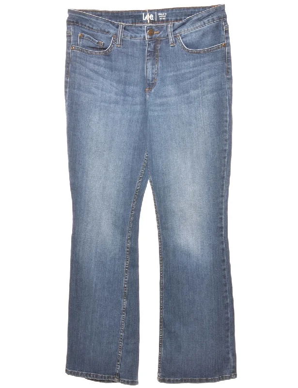 Medium Wash Lee Bootcut Jeans - W34 L31