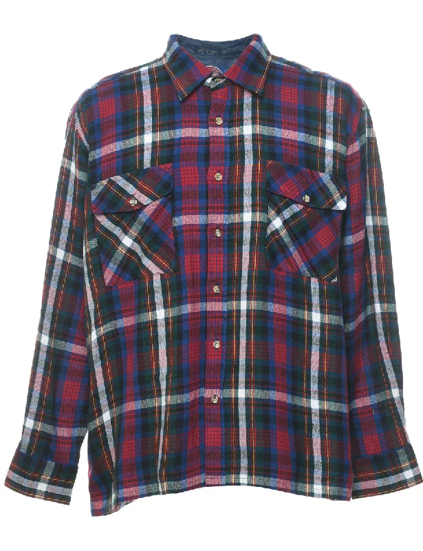 Multi-Colour Checked Shirt - XL