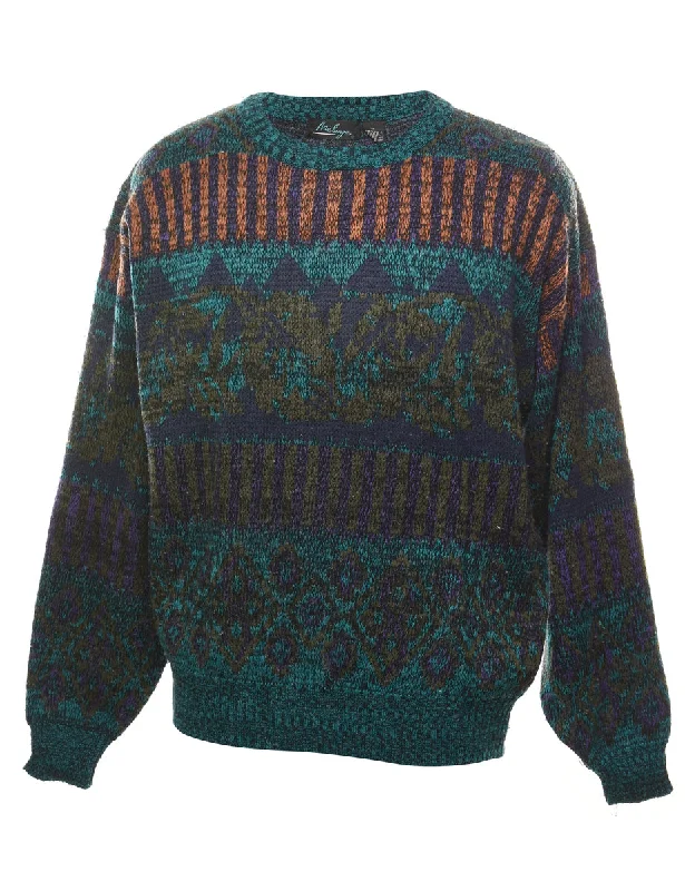 Multi-Colour Patterned Jumper - XL