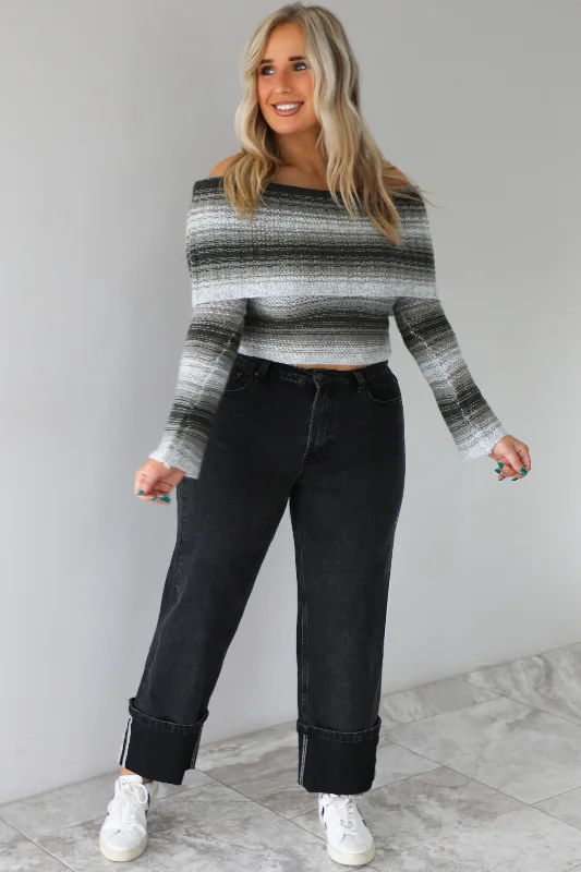 Cozier Than Ever Top: Black/Multi